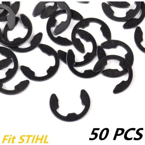 50pcs Clutch Sprocket Washer E-Clips Clip Fit STIHL MS391 034 036 044 046 064 066 MS440 MS460 MS640 MS660 Chainsaw