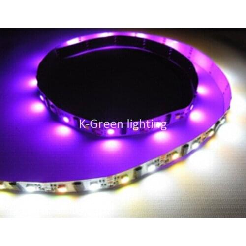 5mX Addressable LPD8806 + RGBW dream color LED strip DC5V input 32LED/m 16IC/m IP30/IP65 White PCB free shipping