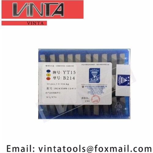 Free shipping high quality 30pcs/lots B214 YG6/ YG8/ YW1/ YW2/ YT5/ YT14/ YT15 cnc carbide welding inserts