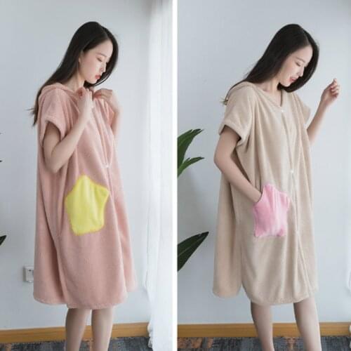 Fast Absorbing Water Changing Robe Beach Towel Outdoor Sport Soft Tactility Hooded Bath Towel Dress Poncho Swimming Cloak Pocket