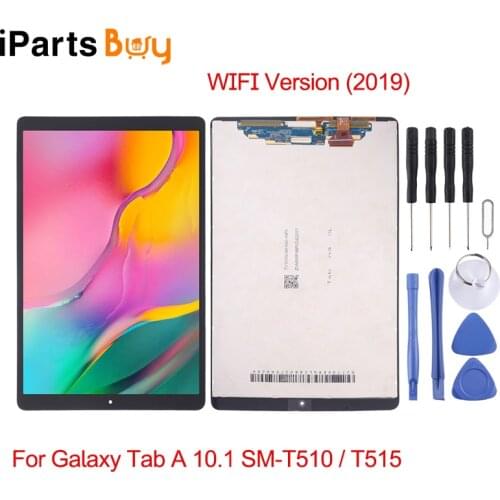 IPartsBuy LCD Replacment 10.1" For Samsung Galaxy Tab A 10.1(2019) WIFI T510 LCD Display Touch Screen Assembly T515