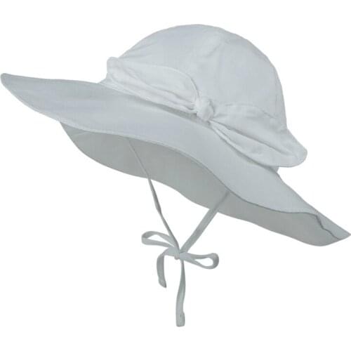 Summer Baby Sun Hat Baby Girls Bucket Infant UV Protection Hats Wide Brim Breathable Cap Fit for Kids of 1 to 2 Years Old