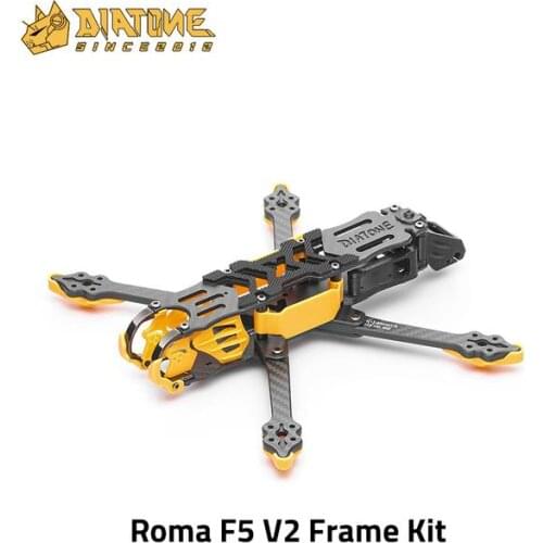 DIATONE Roma F5 V2 Analog 218mm Digital 226mm T300 3K Carbon Fiber Frame Kits for RC FPV Racing Freestyle Drones DIY Parts