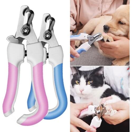 Pet Nail Clippers for Dog Cat Stainless Steel Grooming Trimmer Cutter Cats Claw Nail Scissors Dog Toe Care Grooming Tool