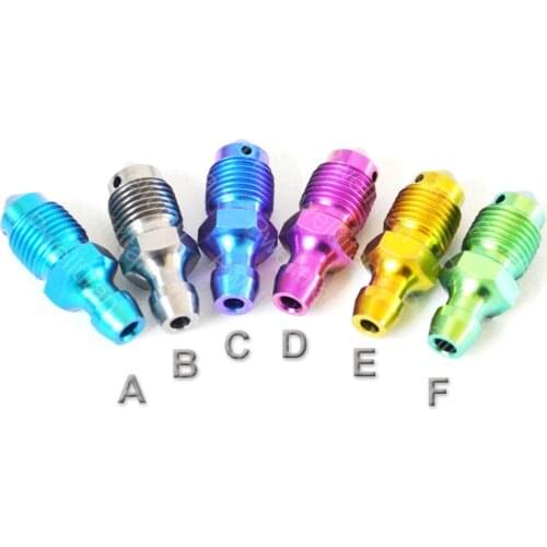 M10 Titanium Alloy Ti Bolts P1.0/1.25mm Pitch Motorcycle Brake Caliper Oil Drain Screws Deflation Bolt 1 PCS