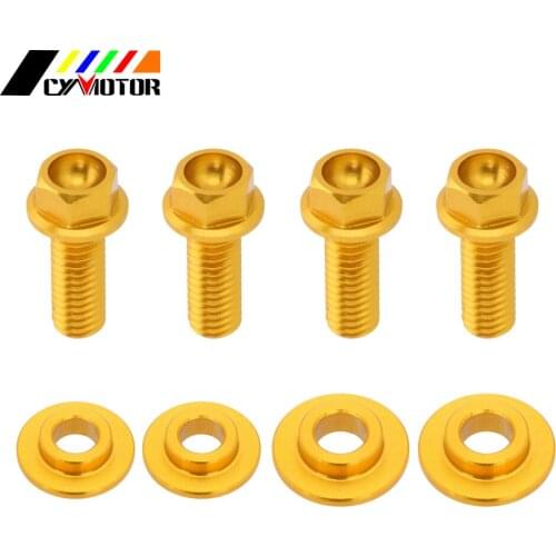 Motorcycle Seat & Side Panels Screw Bolt For SUZUKI RMZ450 RMZ 450 2005 2006 2007 Gold