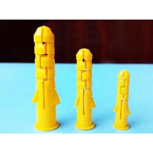 8x40 mm Wall screw nail anchor,Plastic Wall Self-Drilling Drywall Anchor Plugs Fixing Anchor Photo frame wall fastener furniture