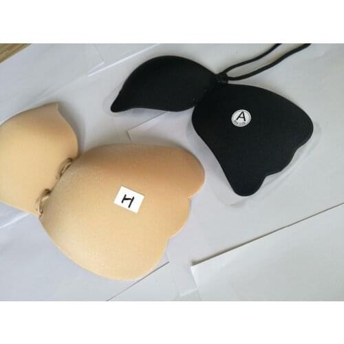 Invisible big size Bra DD-J Push Up Front Closure Self-Adhesive Seamless Silicone Invisible Bra