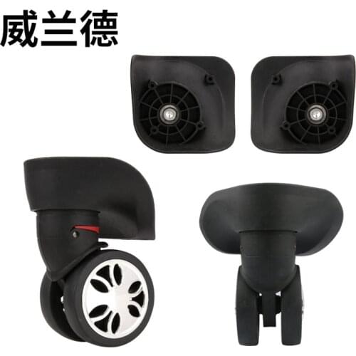New casters replacement luggage casters accessories silent suitcase replacement 360 degree rotating wheels trolley case casters