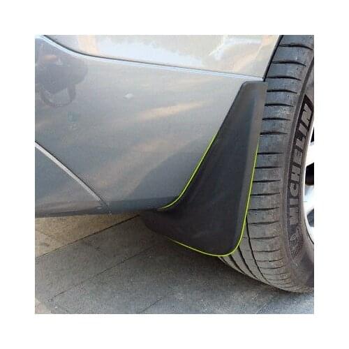 Plastic Black Exterior Mud Flap Splash Guards Mudguards 4PCS For Volvo XC60 2018