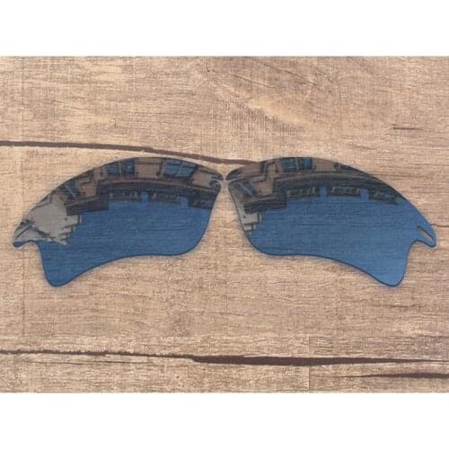 Vonxyz High Intensity Blue Polarized Replacement Lenses for-Oakley Fast Jacket XL Frame