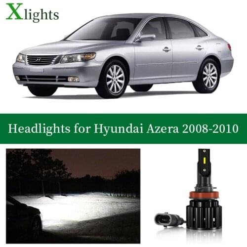 Xlights For Hyundai Azera 2008 2009 2010 Led Headlight Bulb Low High Beam Lamp Car Headlamp Ultra Bright Auto Light 12V 24V