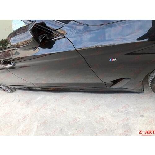 Z-ART Performance side skirt for BMW G30 full carbon fiber side lip for BMW 5 series 2017-2019 carbon fiber side spoiler