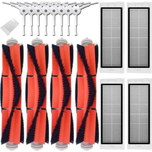 Main Brush Filters Side Brushes Accessories Suitable for Xiaomi Roborock S50 Vacuum Robot Parts