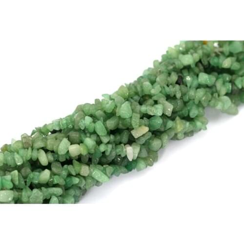 Green Chip Beads for Necklace&Bracelet Natural Stone Beads Strands Wholesale African Beads Jewelry DIY Free Shipping CB024