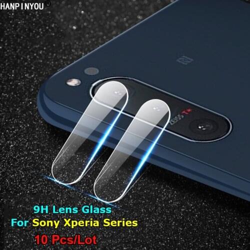 10 Pcs/Lot For Sony Xperia 1 5 10 III II Back Camera Lens Protector Rear Camera Tempered Glass Film