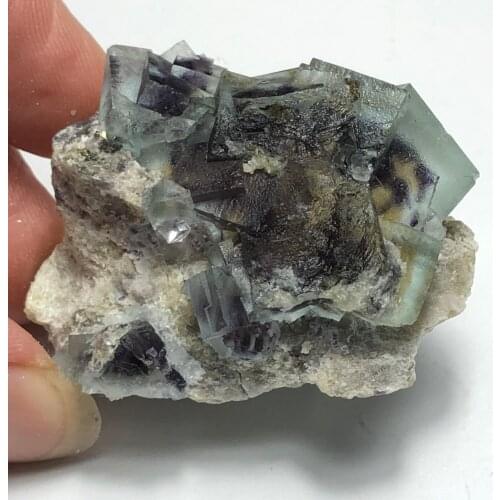 27.6gNatural purple fluorite mineral stone home decoration crystal aura meditation healing teaching CRYSTAL QUARTZ GEM