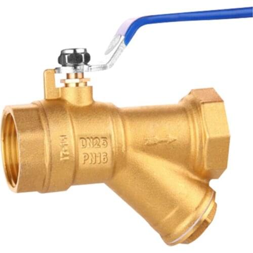 4 Points PPR Water Pipe 32 Pipe Y-type Filter 25 Full Copper Yellow Ball Valve 40DN50PVC1 Inch Gas Floor Heating