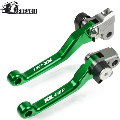 For KAWASAKI KX450F 2013-2018 2014 2015 2016 Motocross CNC Aluminum Dirt Bike Pit bike Pivot Handle Lever Brake Clutch Levers
