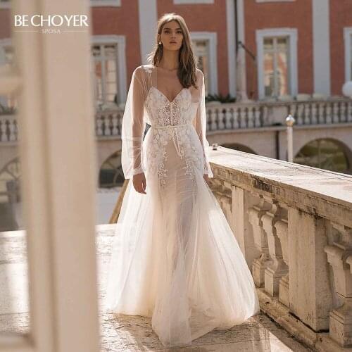 Lace Wedding Dresses BECHOYER China