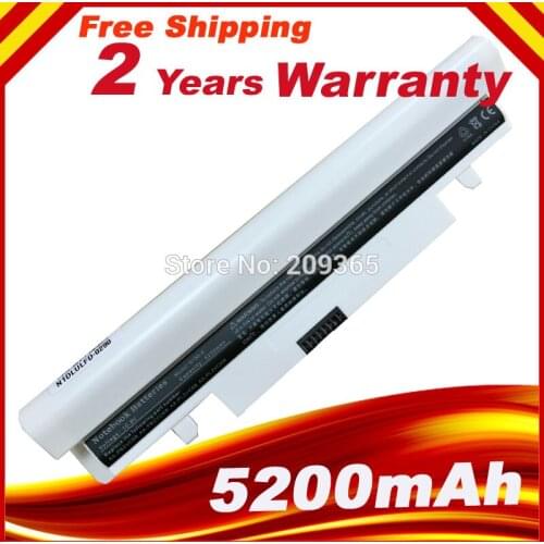 HSW white Battery For Samsung N143 N145 N148 N150 AA-PB2VC6B AA-PB2VC6W AA-PL2VC6B