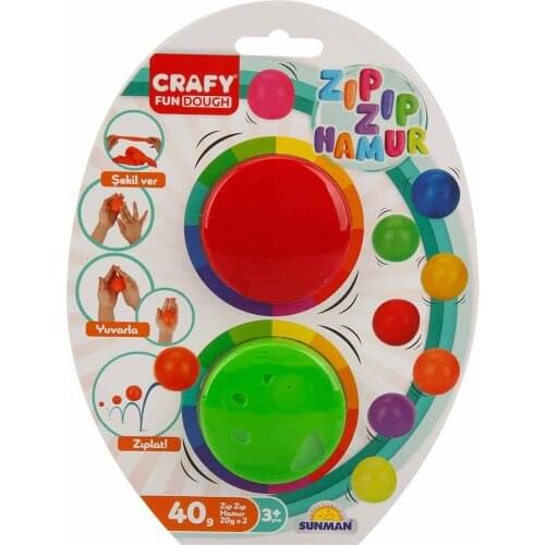 Crafy 2'li Pogo stick Play Dough 40G