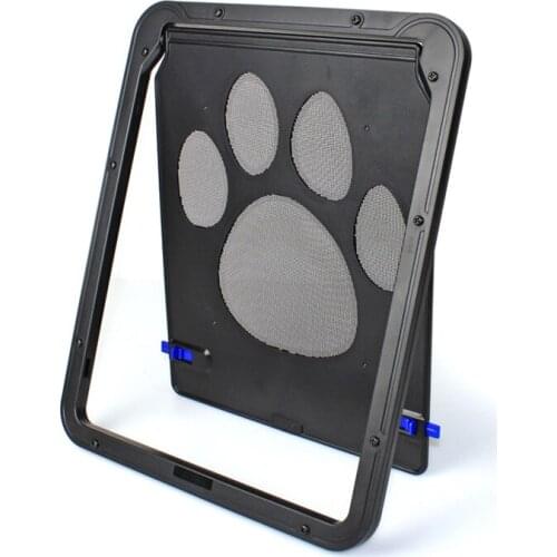 Pet Anti-Scratching Door Self-Closing Lockable Anti-bite for Cat Dog Home JW