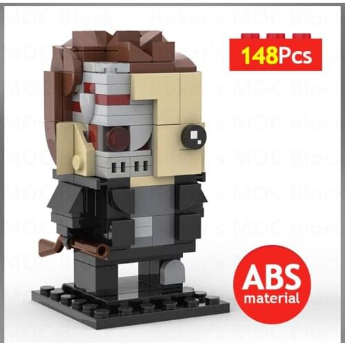 MOC Classic Movie Figure Simulation Model Diy Building Blocks Brickheadz Bricks Diy Kids Educational Toys for Children Xmas Gift