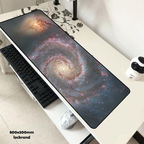 Galaxy Mouse Pad Gorgeous Pad To Mouse Computer Mousepad Colourful Gaming Padmouse Gamer Laptop 900x400x2mm Present Mouse Mat