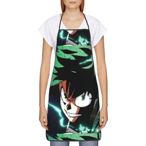 My Hero Kitchen oil resistant wreath Anime Cosplay kitchen aprons restaurants for Women 72*52cm