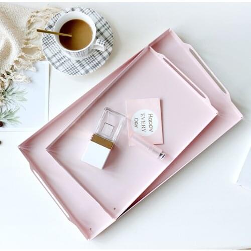 Northern European Ins Metal Stainless Steel Rectangular Household Restaurant Serving Cup Fruit Dessert Tableware