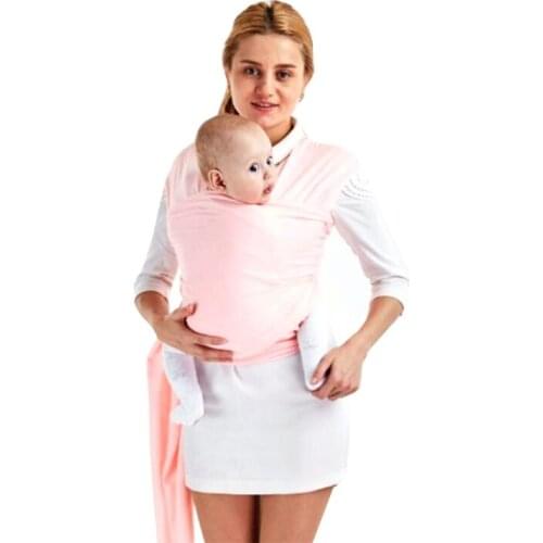 Multifunctional Newborn Infant Sling Wrap Baby Stretchy Carrier Backpack Front Holding Shoulder Belt X-shaped