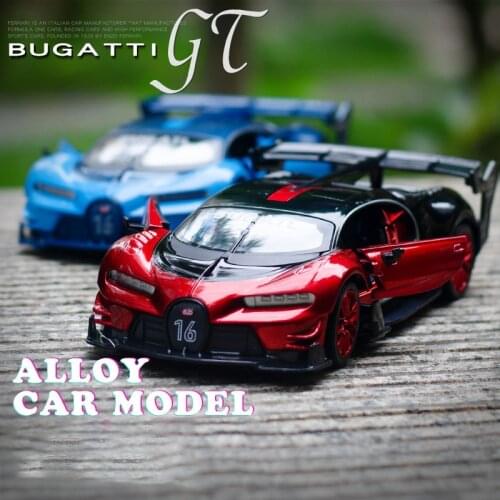 1:32 Toy Car Bugatti Gt Metal Toy Alloy Car Diecasts & Toy Vehicles Car Model Miniature Scale Model Car Toys For Children