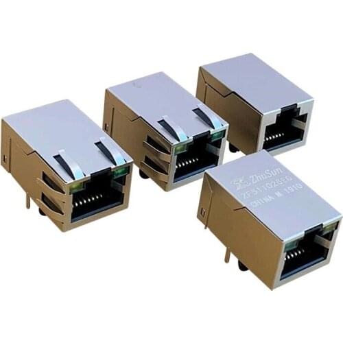 Modular Jack 8P8C 8P10C Female RG45 RJ45 Magnetic Connector