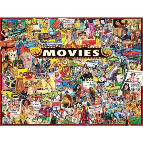 Cartoon 5d Diy Diamond Painting Movies Diamond Mosaic Movies & TV Diamond Embroidery Cross Stitch Home Decor Christmas Art Gifts