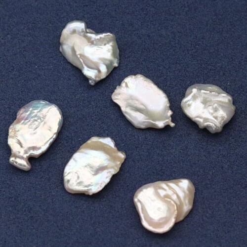 Nonporous Pearl Irregular Petal Shape Loose Beads For Jewelry Making DIY Necklace Bracelets 13-18mm