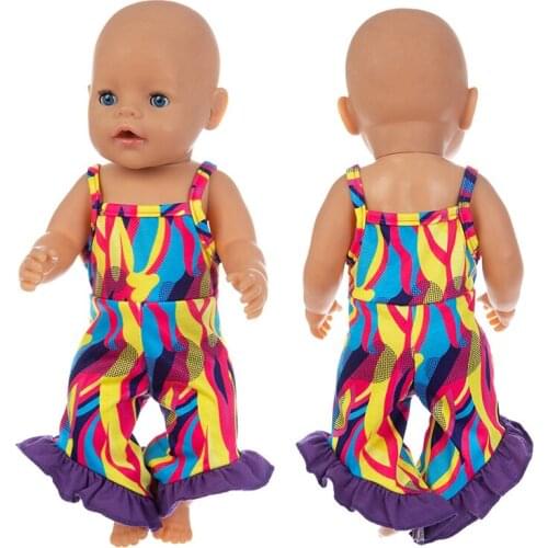 Fashion Suit Doll Clothes Fit For born baby 43cm Doll Clothes Doll Accessories For 17inch baby Doll