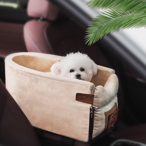 Portable Cat Dog Bed Travel Central Control Car Safety Pet Seat Transport Dog Carrier Protector For Small Dogs Chihuahua Teddy