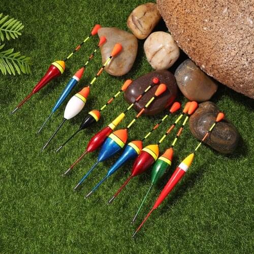 Fishing Float Bobber 1.2g/2g/2.5g/3g/4g Mix Color Light Stick Float Buoy Fishing Accessories