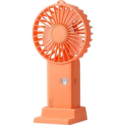 Mini Handheld Fan Rechargeable Hanging Neck Fan Light with Base Desktop Student USB Small Fan cooling fan handheld fan