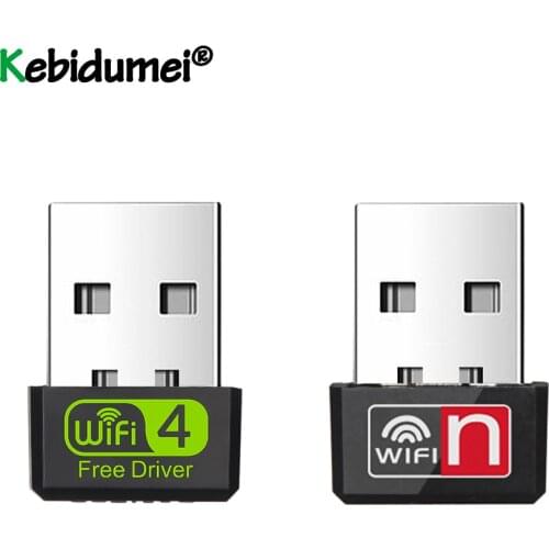 Portable USB Adapter 150Mbps Wi-Fi Adapter MT7601/RTL8188GU For PC USB Ethernet WiFi Dongle 2.4G Network Card Wi Fi Receiver