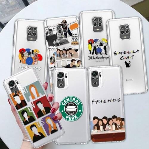 Central Perk friends Clear Phone Case for Redmi Note 9S 9 8 10 5G K30 Pro 7 9C 8T 9A 7A 8A 6A K40 9T Mobile Phones Cover Coque