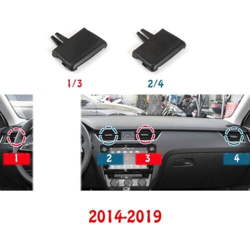 Car A/C Air Vent Grille Tab Clip Automobile Air Conditioner Outlet Repair Kit For Volkswagen Skoda Octavia 2014-2019