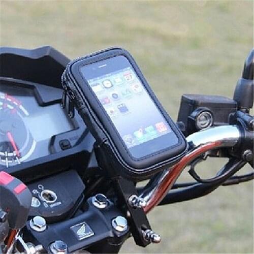 Waterproof Bicycle Motorcycle Handle Bar Bracket Holder Bag for iPhone 6 Plus