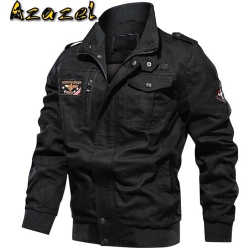 Air Force Mans Coats Plus Size 6XL American Designer Flight Mens Jackets Military Casual Biker Coats For Male Streetwear A643