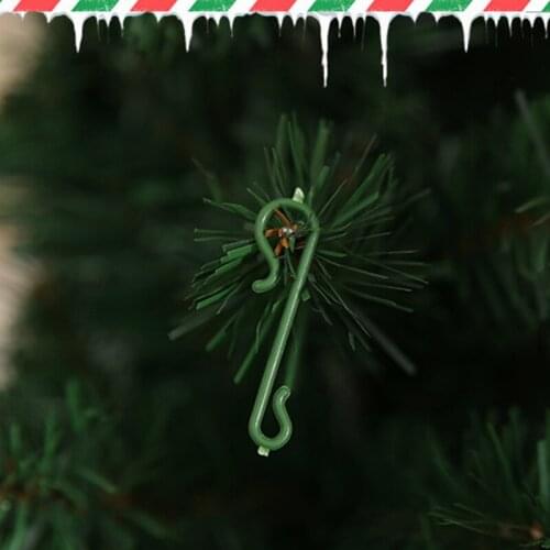 10pcs/set S-shaped Hangers Hook for Christmas Decoration DIY Christmas Tree Hanging Ornaments Hook 2021 Navidad New Year TSLM1