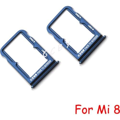 5pcs For Xiaomi Mi 8 Mi8 Sim Card Tray Slot Holder Replacement Parts
