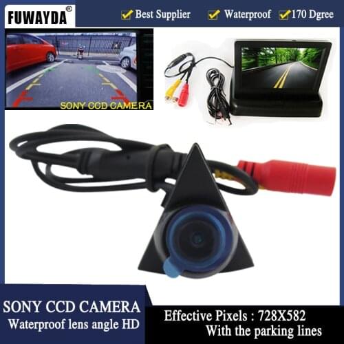 FUWAYDA HD CCD Vehicle car logo Front view camera front view monitor for VW GOLF Bora Jetta Touareg Passat Lavida Polo Tiguan
