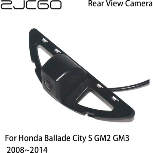 ZJCGO Car Rear View Reverse Back Up Parking Camera for Honda Ballade City S GM2 GM3 2008~2014