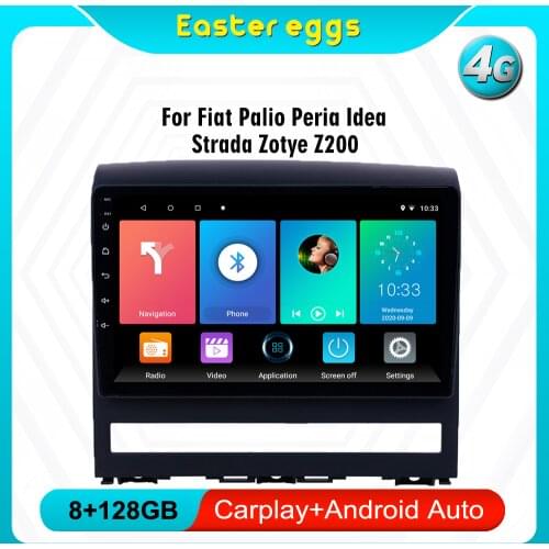 9 Inch 2 Din Android Car Multimedia player Navigation GPS For Fiat Palio Peria Idea Strada Zotye Z200 Head Unit Car Stereo